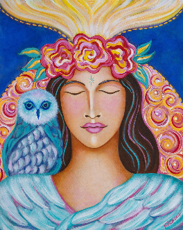 Kissed by the Star of Wisdom Canvas Giclee Print 20 x 25