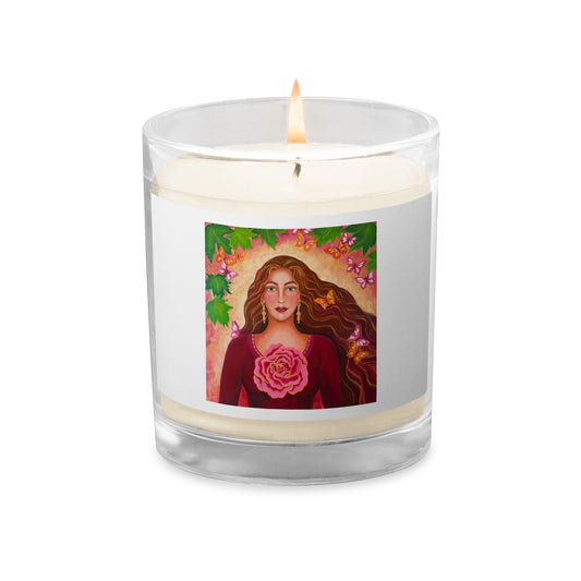Magdalene's Rose Glass Jar Soy Wax Candle