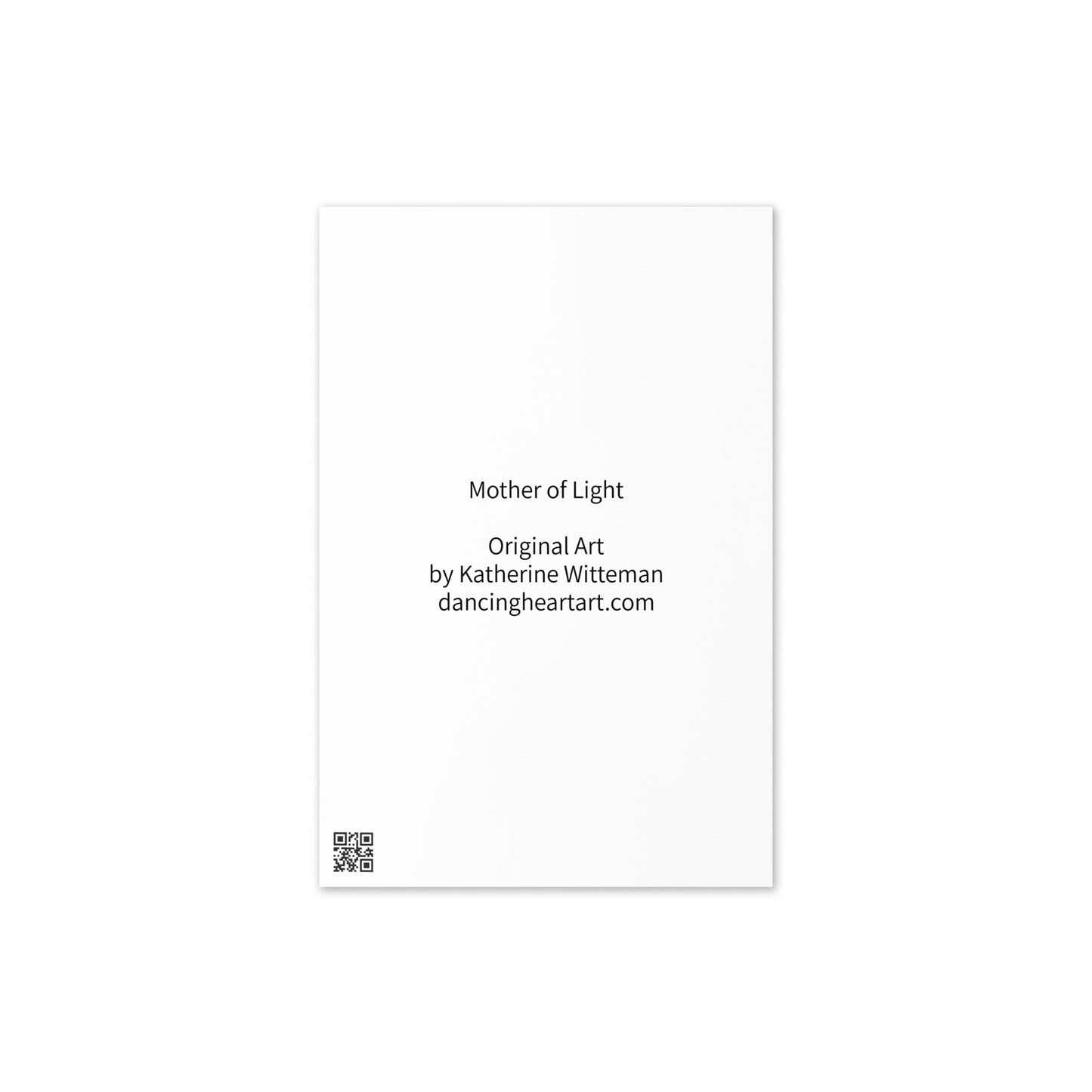 Mother of Light Greeting Card