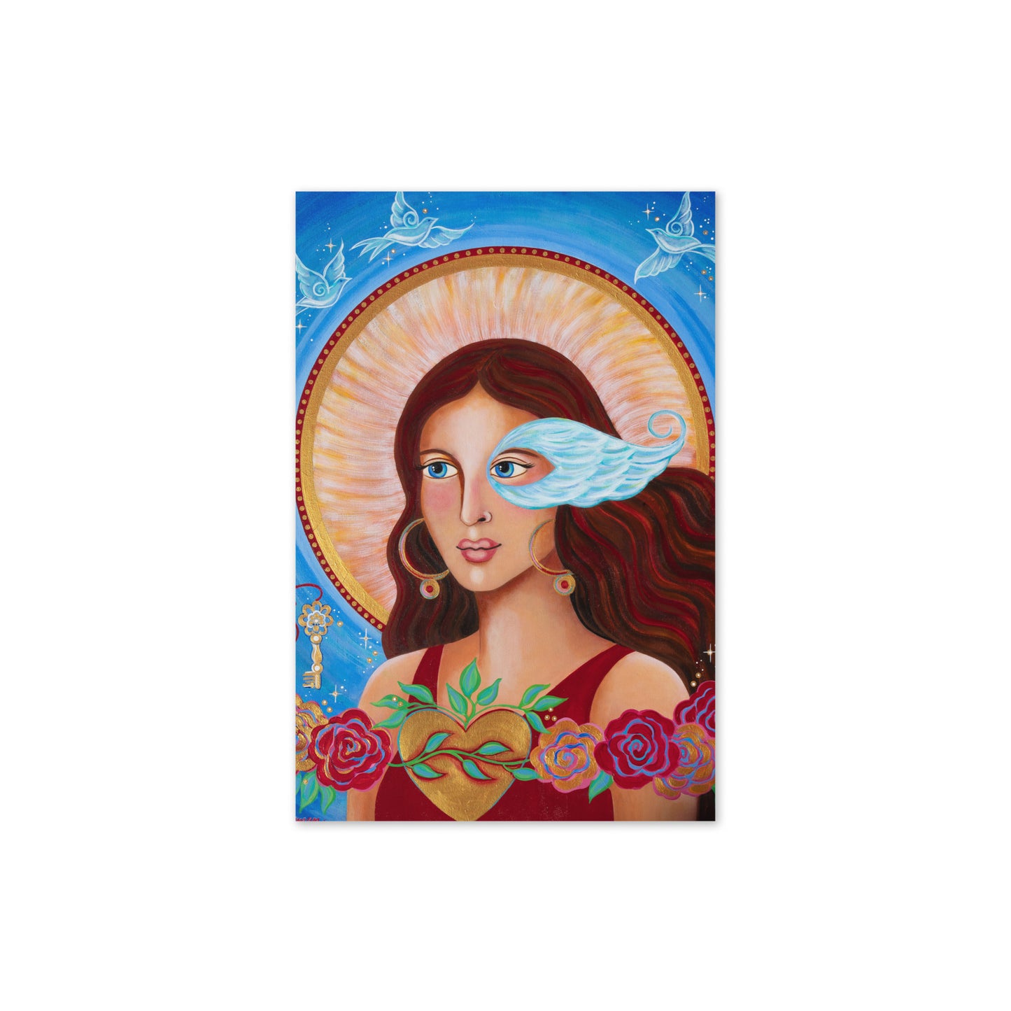 Spirit Voyager: She Travels between the Worlds Greeting Card