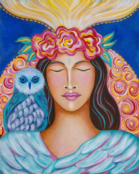Kissed by the Star of Wisdom Canvas Giclee Print 18 x 23
