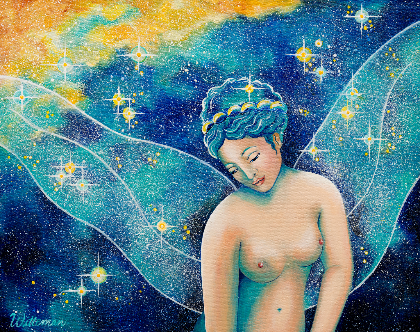 An Angel to Guide You Canvas Giclee Print 11 x 14