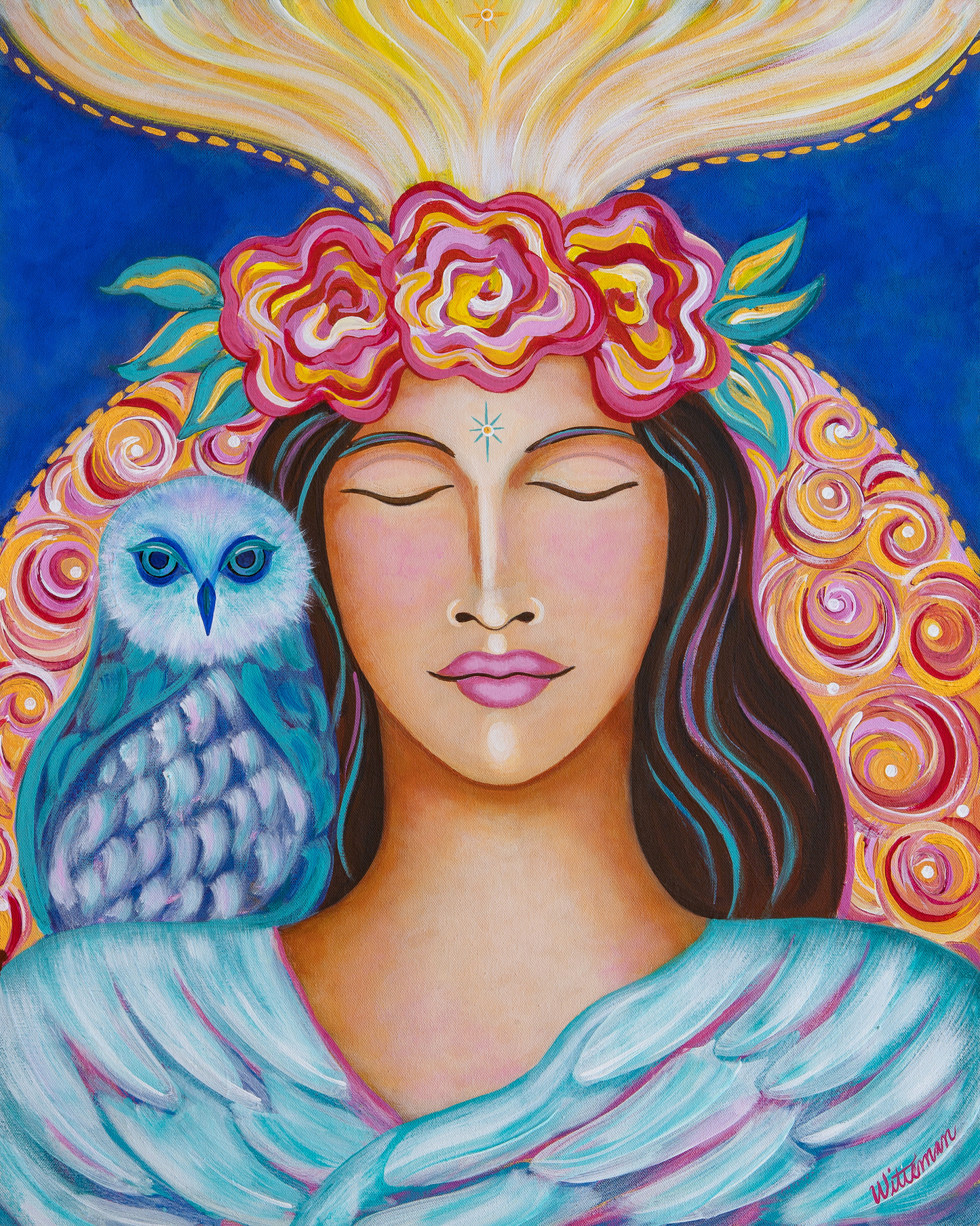 Kissed by the Star of Wisdom Canvas Giclee Print 16 x 20