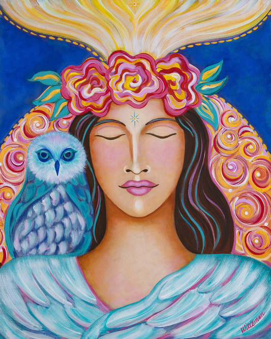 Kissed by the Star of Wisdom Canvas Giclee Print 11 x 14