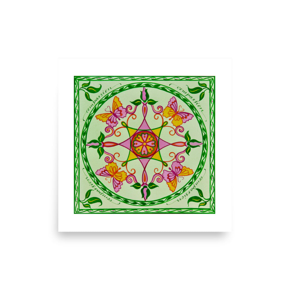 *Wings of Compassion 10" x 10" Altar Card