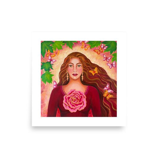Magdalene's Rose 10" x 10" Altar Card