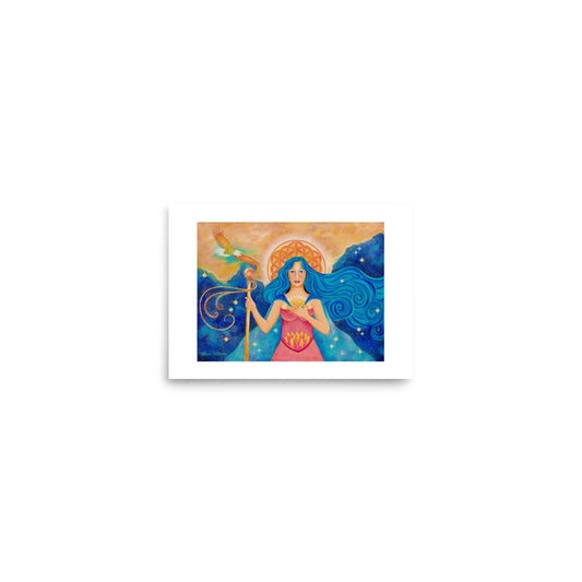 Goddess of Unconditional Love 5" x 7" Altar Card