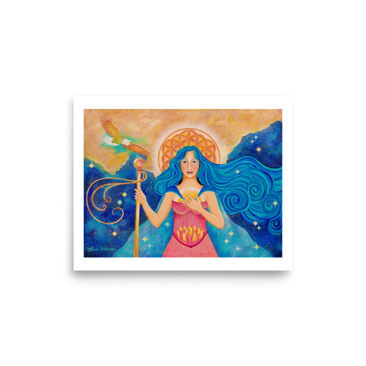 Goddess of Unconditional Love 8" x 10" Altar Card