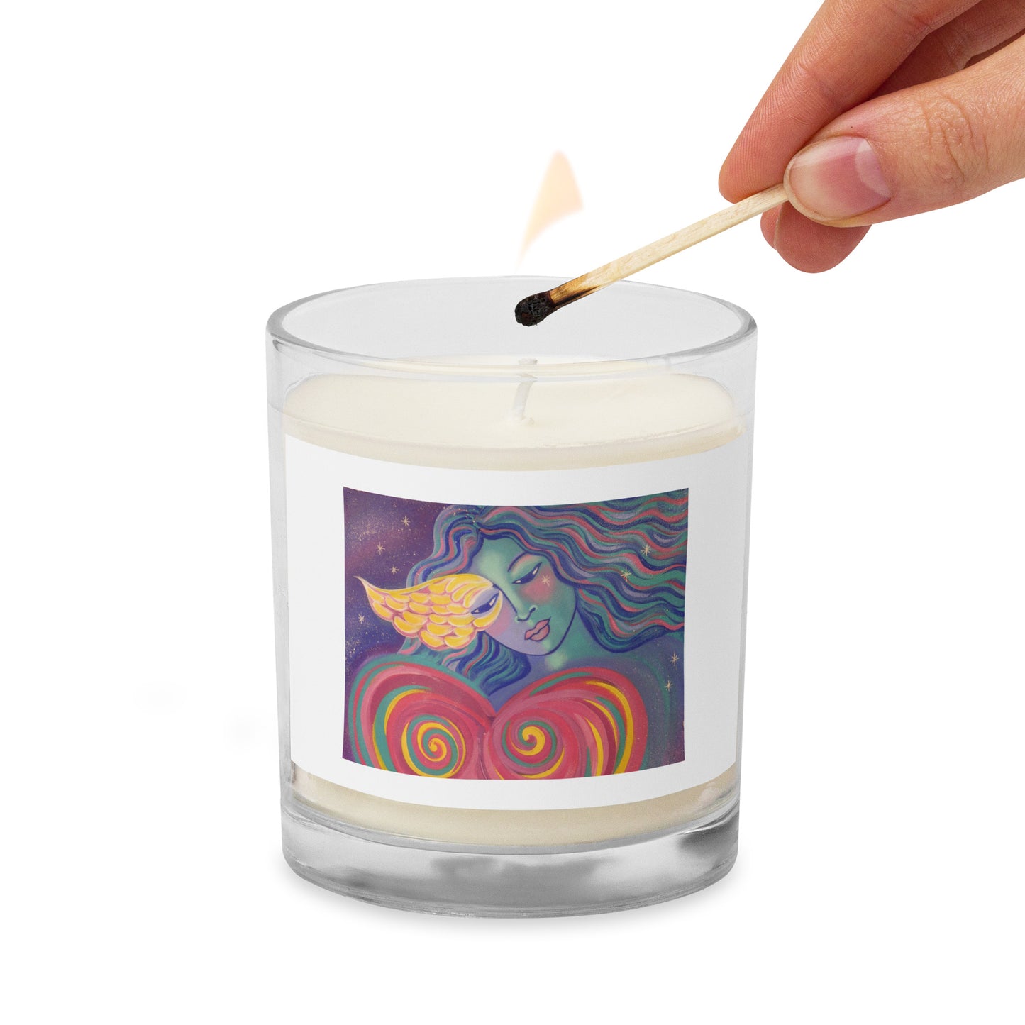 Angel's Grace Glass Jar Soy Wax Candle