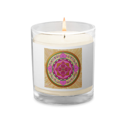 *Blessing of Divine Love Glass Jar Soy Wax Candle