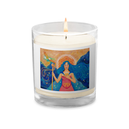 Goddess of Unconditional Love Glass Jar Soy Wax Candle