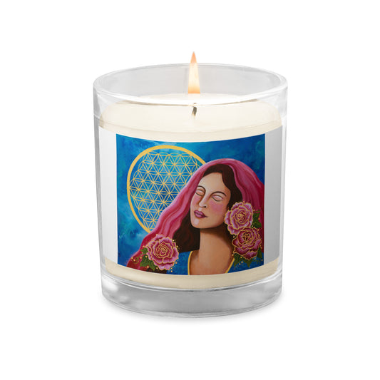 Mary Magdalene: The Light Within Glass Jar Soy Wax Candle