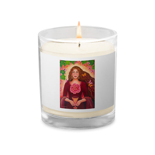 Mary Magdalene: Garden of Eternal Love Glass Jar Soy Wax Candle
