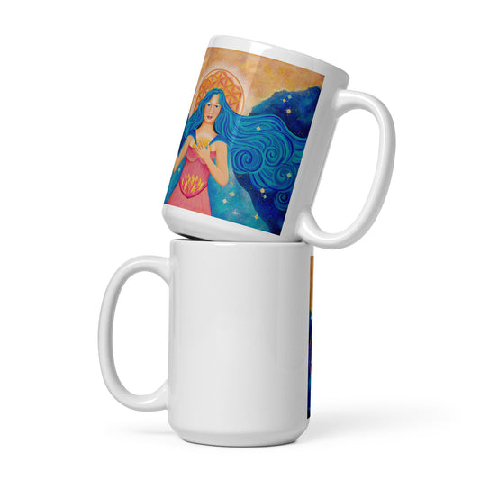 Goddess of Unconditional Love Large Mug