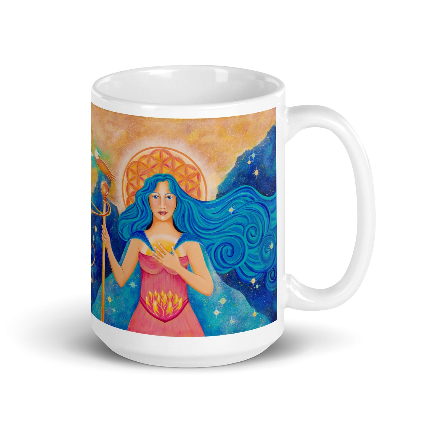 Goddess of Unconditional Love Large Mug