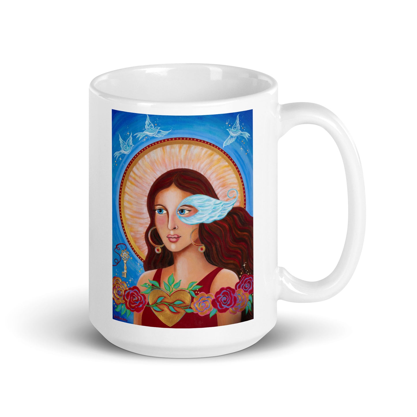 Spirit Voyager: She Travels between the Worlds Large Mug